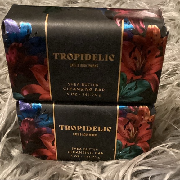 NWT BATH & Body Works TROPIDELlIC Cleansing Bar 5 oz BUNDLE of 2 - Picture 7 of 8